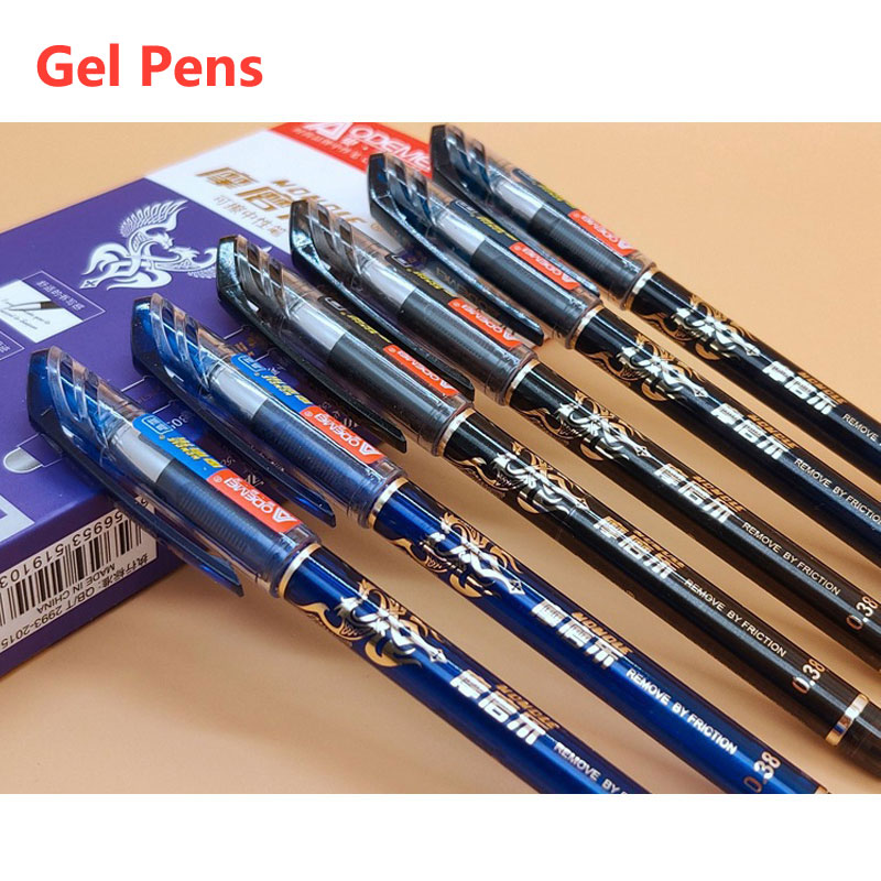 Correction Pen Fine - Ofis Siyah Mavi Kırmızı Silinebilir Jel