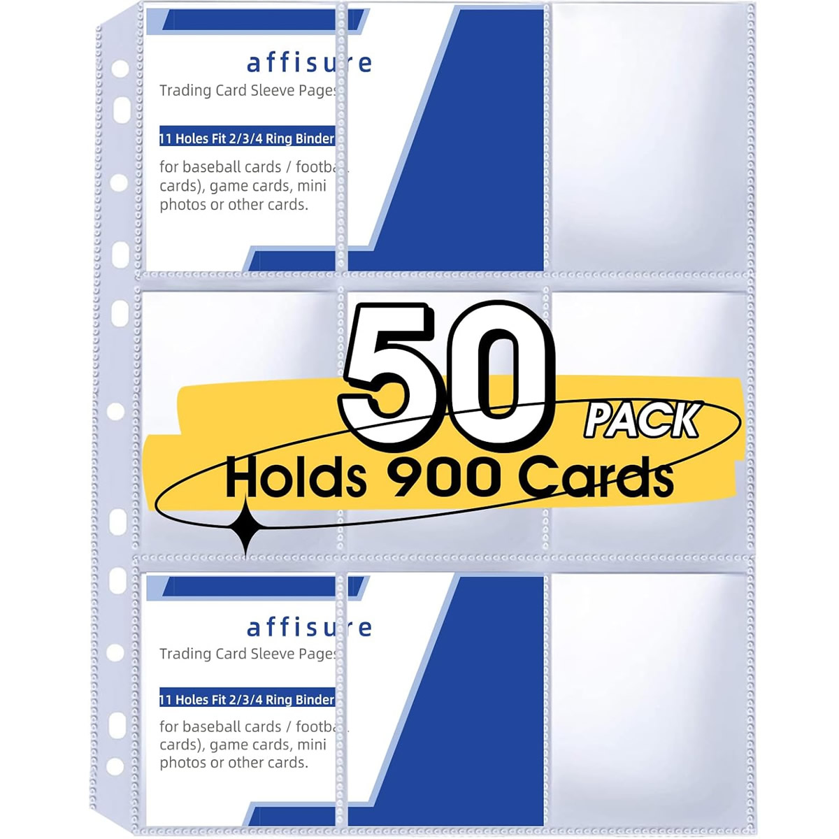 Card Index Box - 50'li Paket 9 Cepli Kart Kılıfları