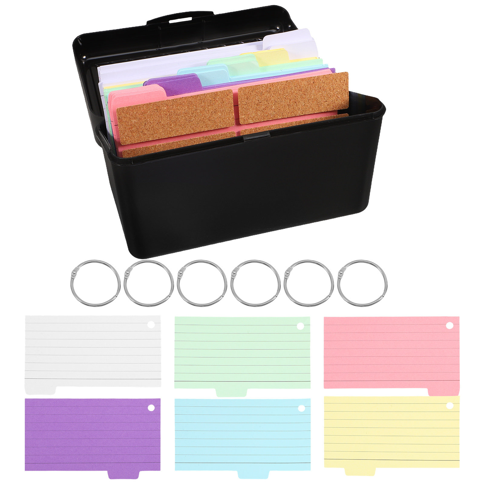 1 Set İndeks Kartı Tutucu Düze - Card Index Box incelemesi ve fiyatı