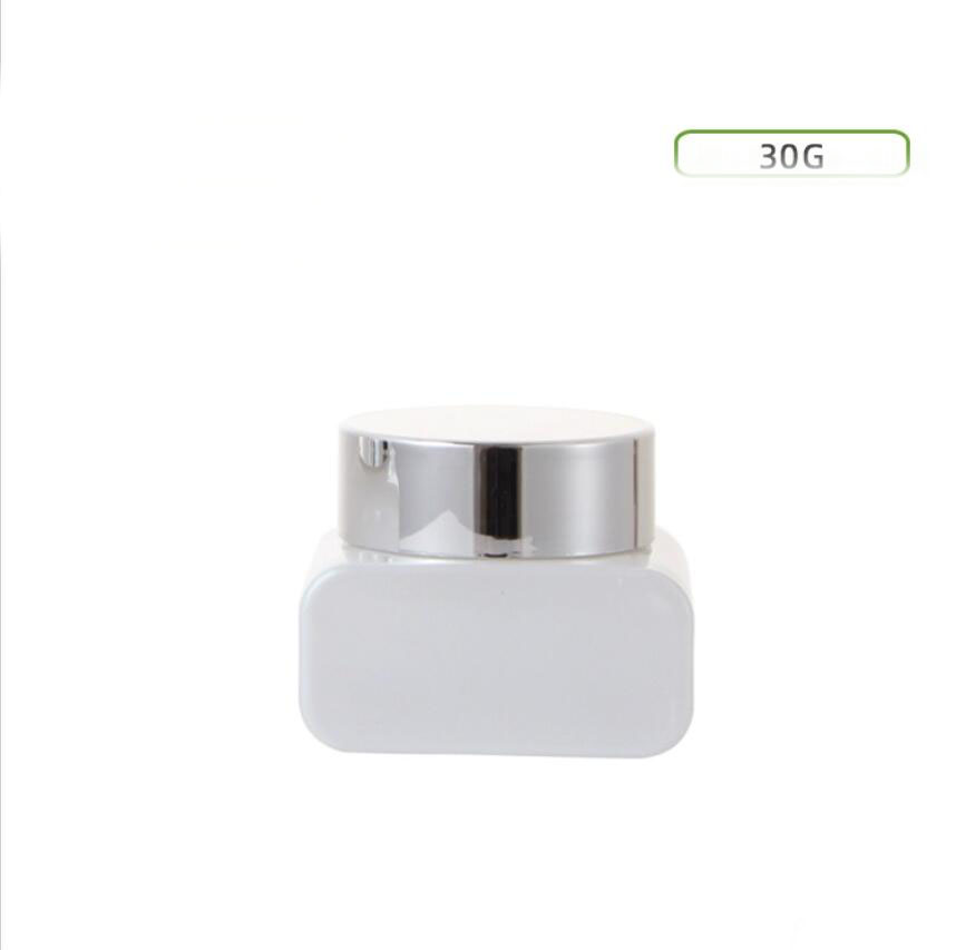 30G beyaz cam kavanoz gümüş ka - Gel Refill Pack incelemesi ve fiyatı