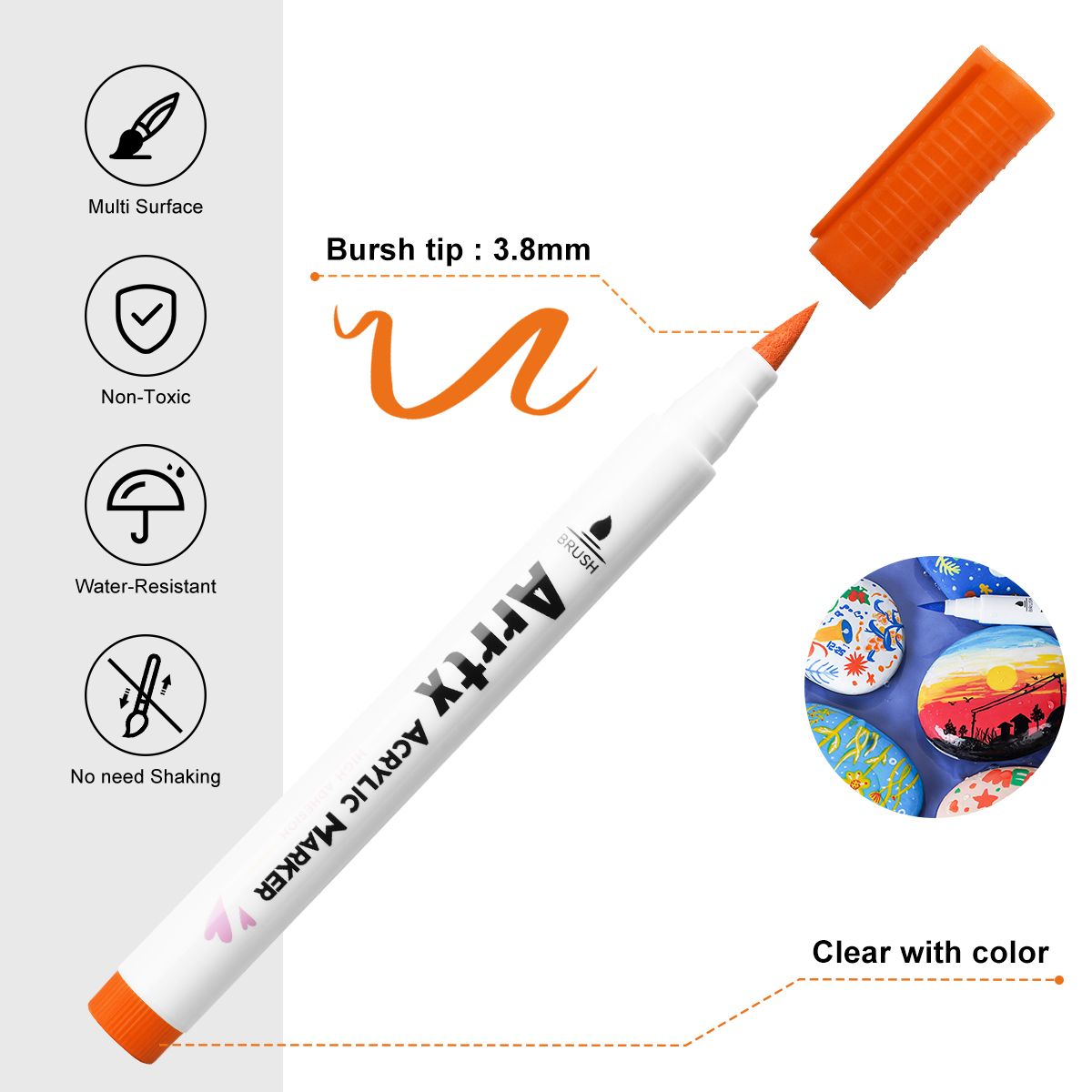 Arrtx 30 Renk Akrilik Yapıcı,  - Correction Pen Fine incelemesi ve fiyatı