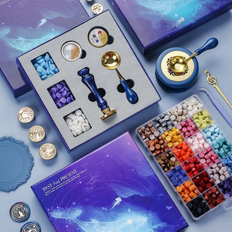 Tam Set Mum Mühür Damgası Kiti - Wax Seal Stamp Set incelemesi ve fiyatı